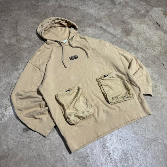 adidas Tan Hoodie with Front Pockets - Picture 4 of 8